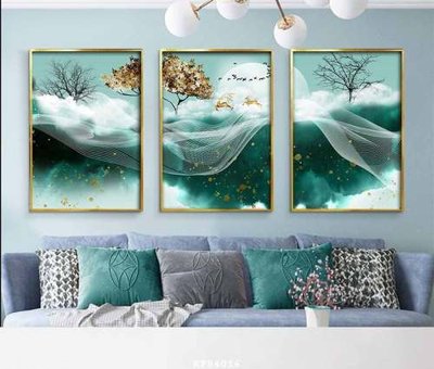 File tranh File tranh hiện đại pha lê gương KF84016 (bản gốc) in canvas