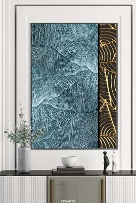 File tranh File tranh hiện đại pha lê gương KF84070 (ảnh gốc) in trần 3D