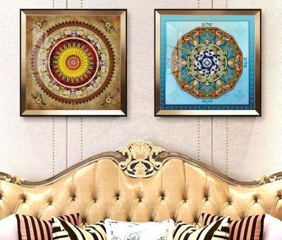 File ảnh gốc File tranh hiện đại pha lê gương KF84078 không vỡ nét