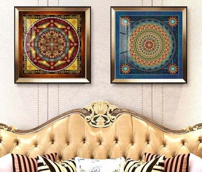 File in trần File tranh hiện đại pha lê gương KF84081 (bản gốc) 5D