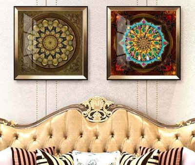 File tranh File tranh hiện đại pha lê gương KF84148 (gốc) chủ đề trừu tượng