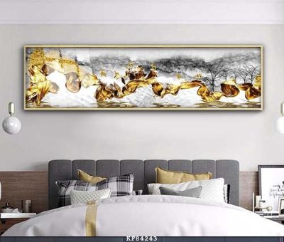 File gốc File tranh hiện đại pha lê gương KF84243 (PNG) không nền chất lượng