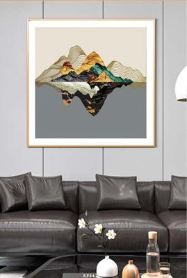 File gốc File tranh hiện đại pha lê gương KF84267 (chủ đề hiện đại) trang trí