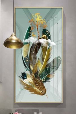 File gốc File tranh hiện đại pha lê gương KF84308 (dành cho trang trí nội thất)