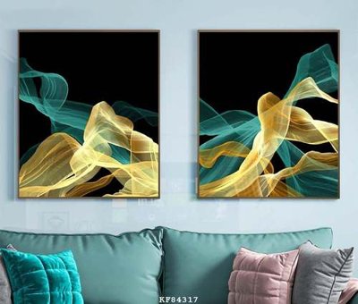 File tranh File tranh hiện đại pha lê gương KF84317 (bản gốc) in lụa dán tường