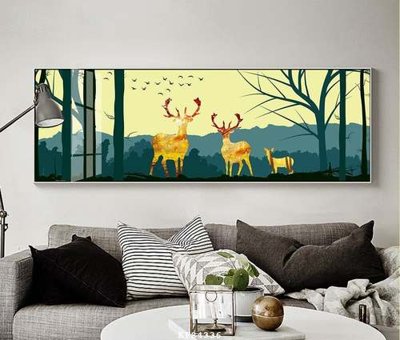 File gốc File tranh hiện đại pha lê gương KF84336 (PSD/TIFF) độ phân giải cao