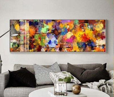 File in lụa File tranh hiện đại pha lê gương KF84348 (phong cảnh) File tranh hiện đại pha lê gương KF84348