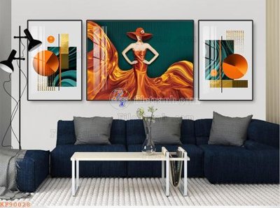 Download file ảnh gốc File tranh hiện đại pha lê gương KF90028 để in ấn