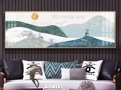 Download file File tranh hiện đại pha lê gương KF90082 (gốc) in mica ốp bếp