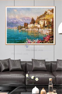 File tranh gốc File tranh hiện đại pha lê gương KF90095 (bản đẹp) độc quyền