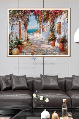 File tranh gốc File tranh hiện đại pha lê gương KF90106 (bản đẹp) độc quyền