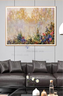 File PSD File tranh hiện đại pha lê gương KF90110 (chất lượng in ấn)