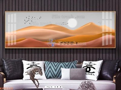 File gốc File tranh hiện đại pha lê gương KF90125 (ảnh chi tiết) để in lụa