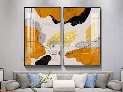 File ảnh File tranh hiện đại pha lê gương KF90135 (gốc) trang trí khách sạn