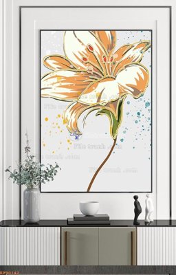 File in ấn File tranh hiện đại pha lê gương KF90142 (bản gốc) chất lượng cao