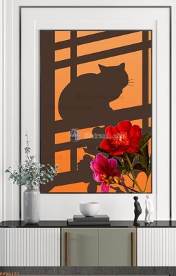 Tải file File tranh hiện đại pha lê gương KF90171 (gốc) in tranh tráng gương