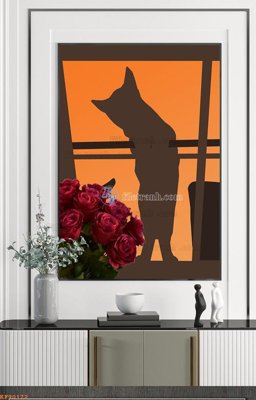 File tranh File tranh hiện đại pha lê gương KF90172 (ảnh gốc) in trần xuyên sáng