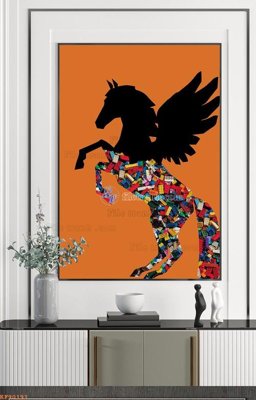 File tranh gốc File tranh hiện đại pha lê gương KF90191 (bản quyền) file PSD