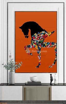 File tranh in trần File tranh hiện đại pha lê gương KF90205 (ảnh gốc siêu nét)