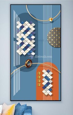 Tải file File tranh hiện đại pha lê gương KF90345 (gốc) in ấn ngay lập tức