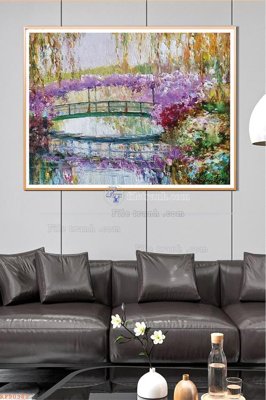 File PSD File tranh hiện đại pha lê gương KF90382 (chất lượng in ấn)