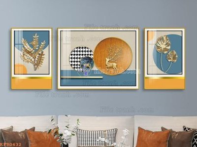 File gốc File tranh hiện đại pha lê gương KF90432 (cho in ấn) từ kho Filetranh