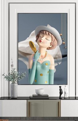 Tải file File tranh hiện đại pha lê gương KF90450 (ảnh gốc) in gạch 3D