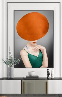 File ảnh File tranh hiện đại pha lê gương KF90467 (gốc) trang trí khách sạn