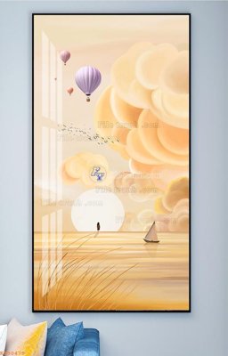 File gốc File tranh hiện đại pha lê gương KF90479 (ảnh chi tiết) để in ấn