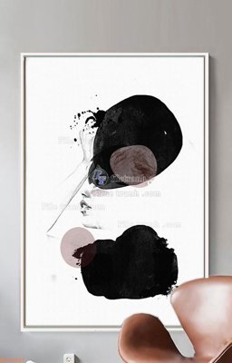 Download file gốc File tranh hiện đại pha lê gương KF90507 (in lụa) hoa lá