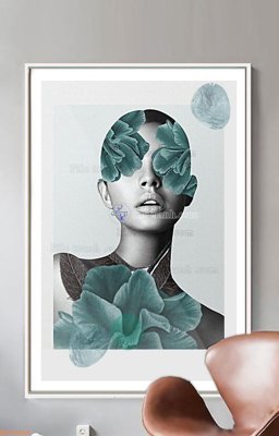 File gốc File tranh hiện đại pha lê gương KF90508 (in mica) làm bảng hiệu