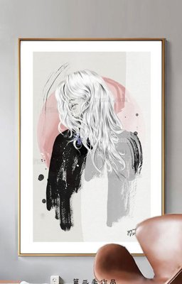 File PSD File tranh hiện đại pha lê gương KF90534 (gốc) nhiều lớp (multi-layer)