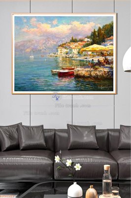 File in lụa File tranh hiện đại pha lê gương KF90551 (chất lượng cao) File tranh hiện đại pha lê gương KF90551