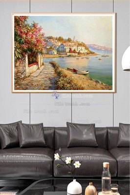 Download file gốc File tranh hiện đại pha lê gương KF90557 (in lụa) nghệ thuật