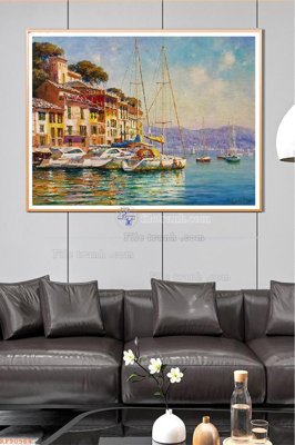 File in ấn File tranh hiện đại pha lê gương KF90564 (bản gốc) sắc nét