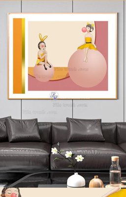 Cung cấp file tranh gốc File tranh hiện đại pha lê gương KF90653 độc quyền