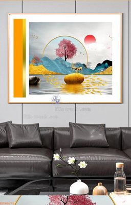 File in trần File tranh hiện đại pha lê gương KF90675 (file gốc) chủ đề vũ trụ