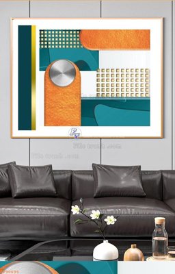 File PSD File tranh hiện đại pha lê gương KF90695 (nguyên gốc) chất lượng cao