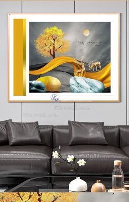 File gốc File tranh hiện đại pha lê gương KF90697 (PNG) trong suốt (transparent)