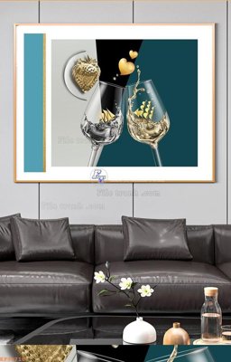 Tải file gốc File tranh hiện đại pha lê gương KF90710 (in khổ lớn) không vỡ