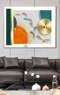 Download file ảnh gốc File tranh hiện đại pha lê gương KF90720 để in ấn