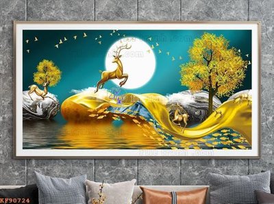 Tải về file gốc File tranh hiện đại pha lê gương KF90724 (dùng cho in quảng cáo)