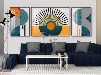 Ảnh mô tả file gốc in mica File tranh hiện đại pha lê gương KF90725