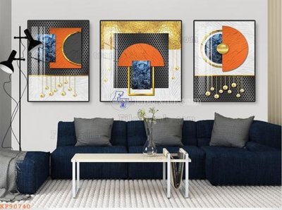 Tải file gốc File tranh hiện đại pha lê gương KF90740 dùng cho in ấn