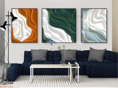 File gốc File tranh hiện đại pha lê gương KF90744 (PNG) không nền chất lượng