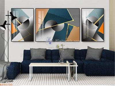 File tranh File tranh hiện đại pha lê gương KF90750 (gốc) in film