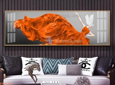 File tranh File tranh hiện đại pha lê gương KF90753 (gốc) in film