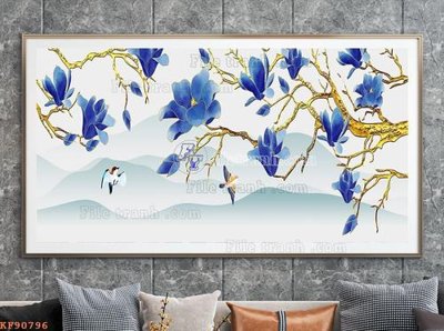 File in ấn cao cấp File tranh hiện đại pha lê gương KF90796 (file gốc)