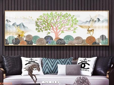 File gốc File tranh hiện đại pha lê gương KF90805 (PNG) nền trong suốt