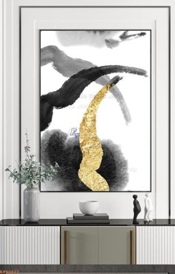 File tranh File tranh hiện đại pha lê gương KF90827 (bản gốc) in lụa 3D